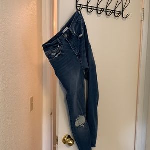 Distressed Good American Jeans